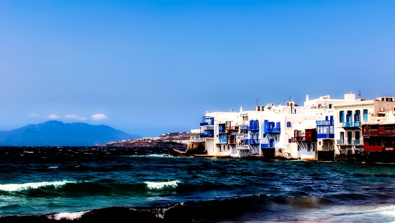 mykonos greece tourism free photo