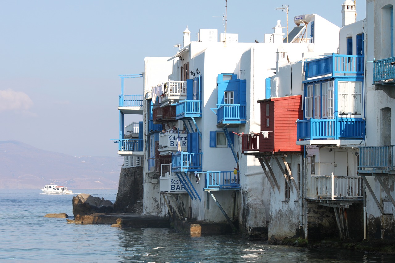 mykonos  greece  sea free photo