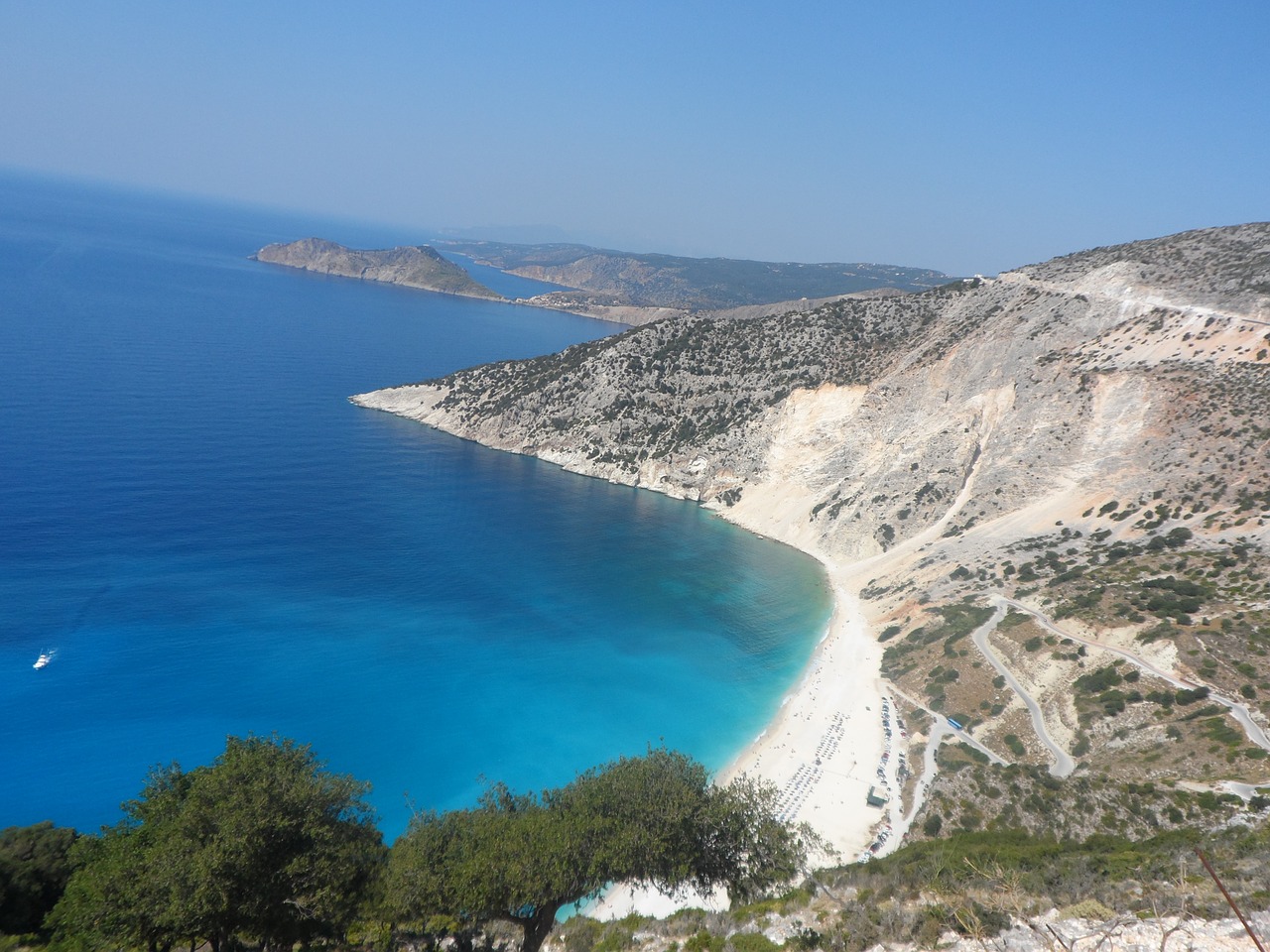 myrthe beach kefalonia greece free photo