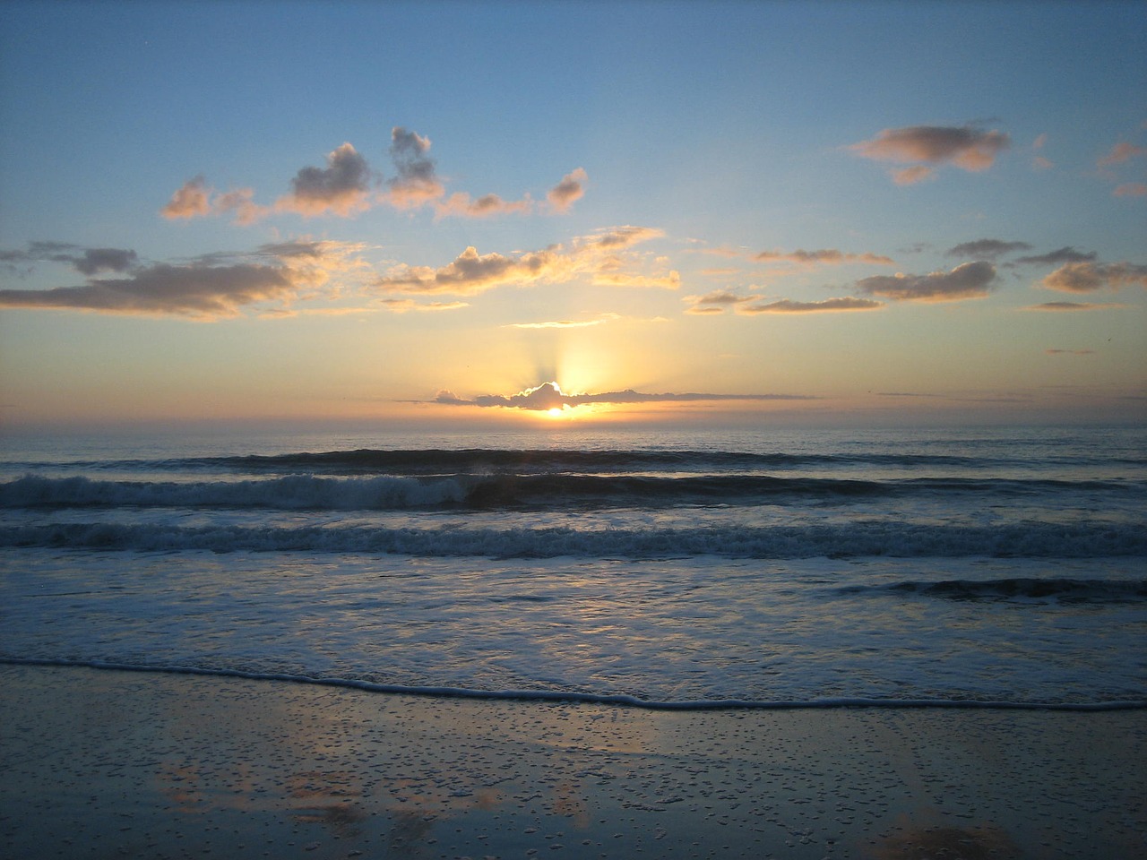 myrtle beach sunrise free photo