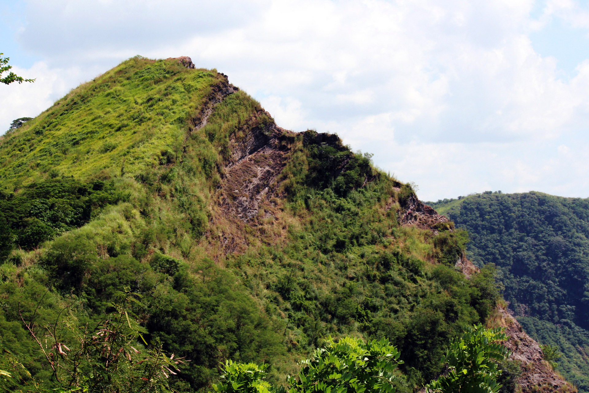 mountain green mountain mysterious mountain free photo