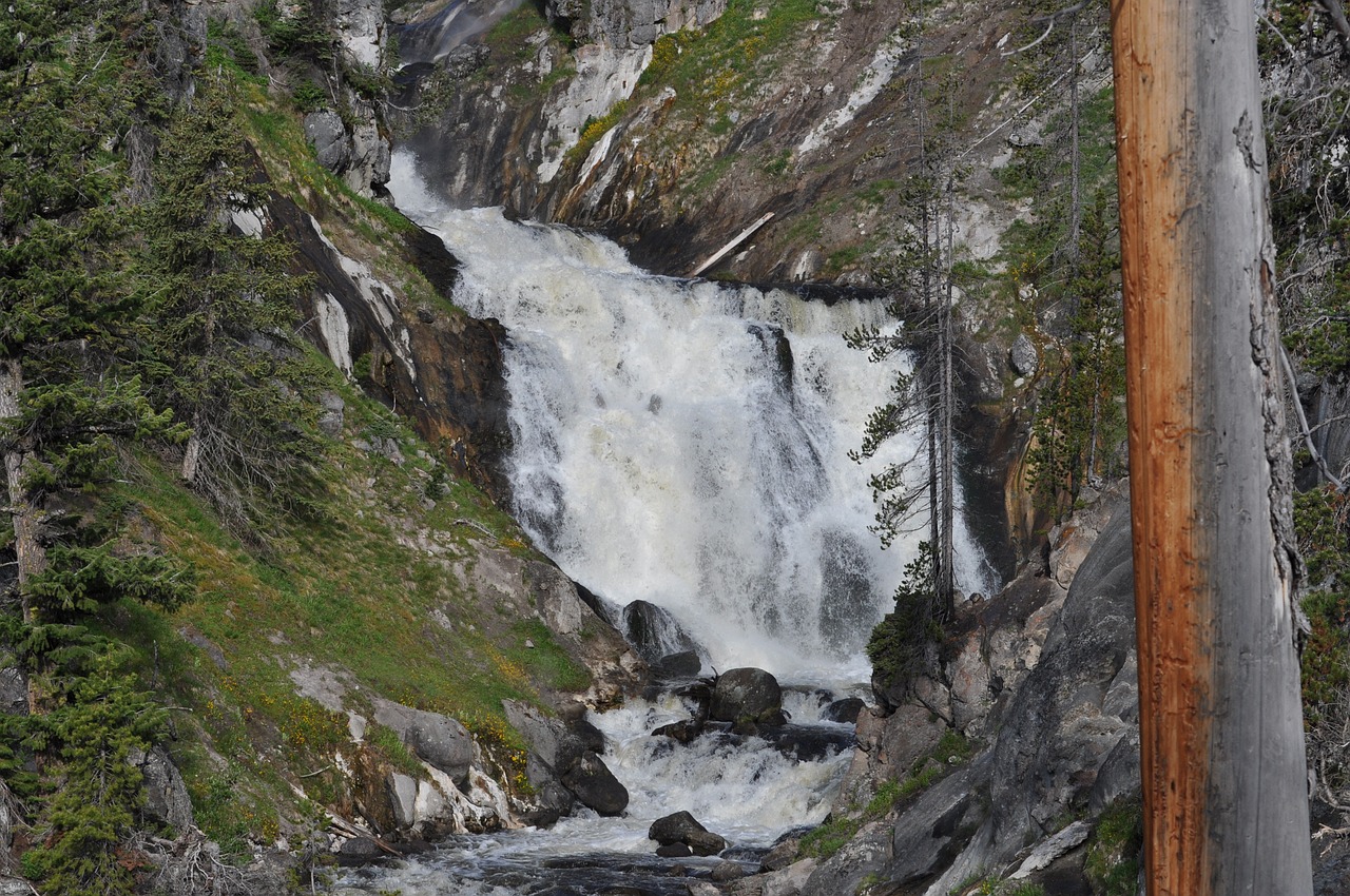 mystic falls spring runoff landscape free photo