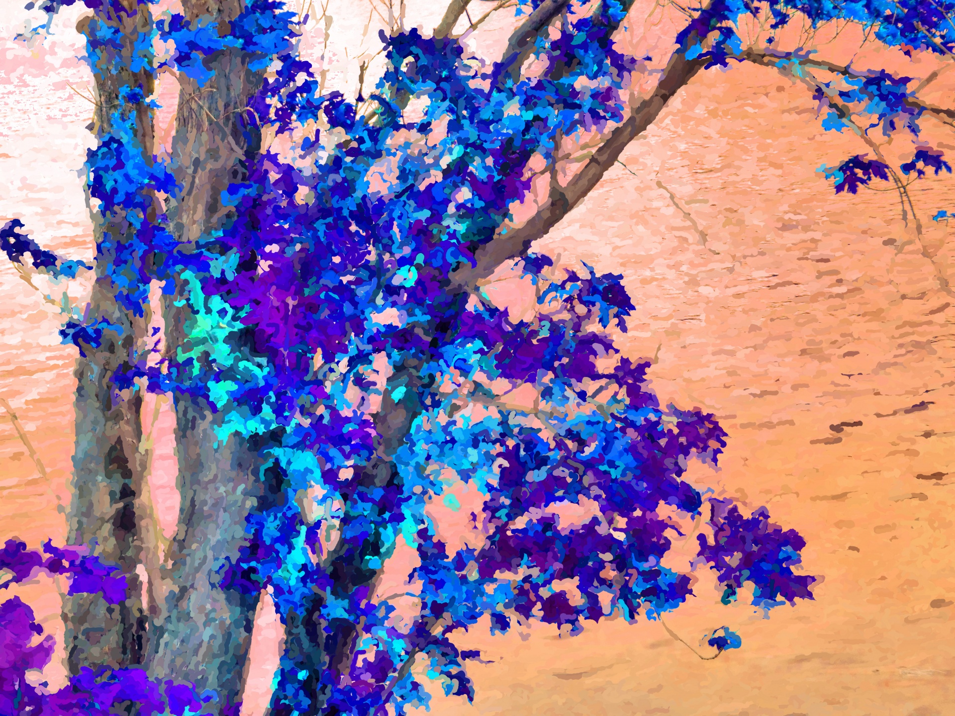 blue purple turquoise free photo
