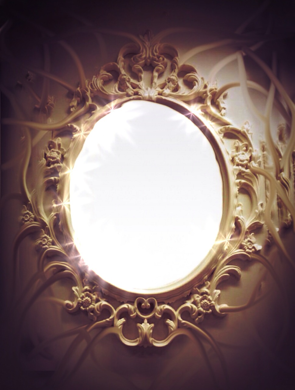 mystical mirror entwine free photo