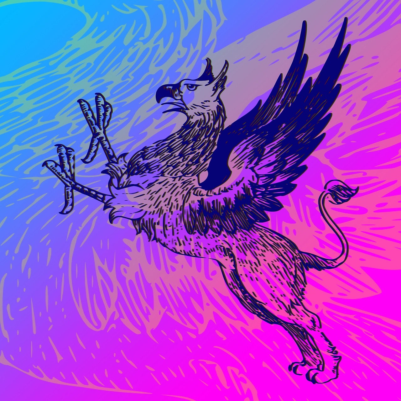 mythical creature fiction colorful free photo