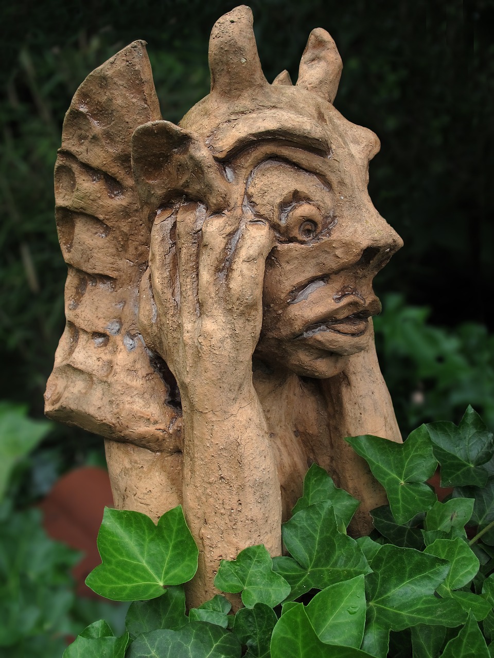 mythical creatures sculpture artwork free photo