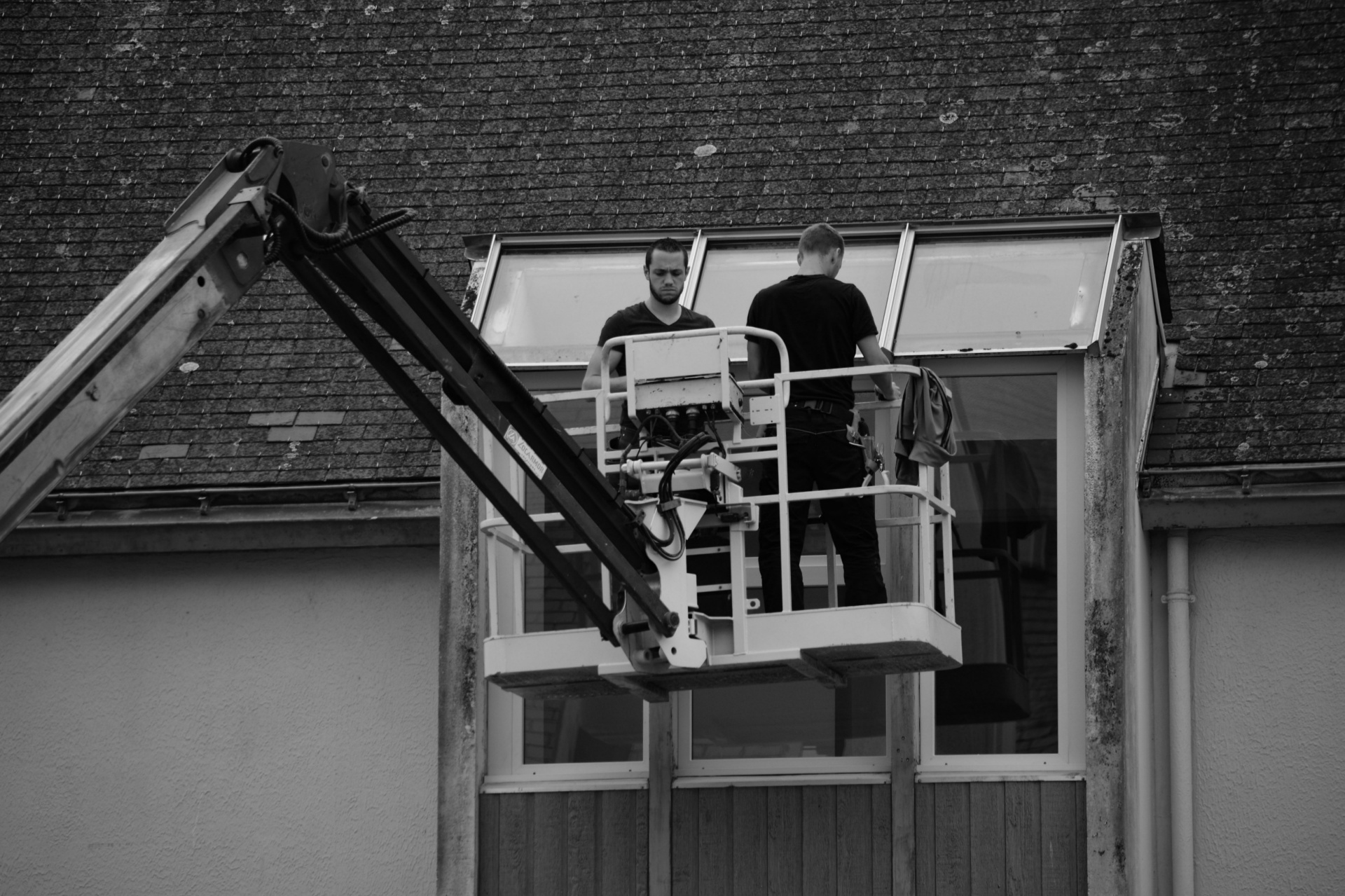 workers work black white free photo