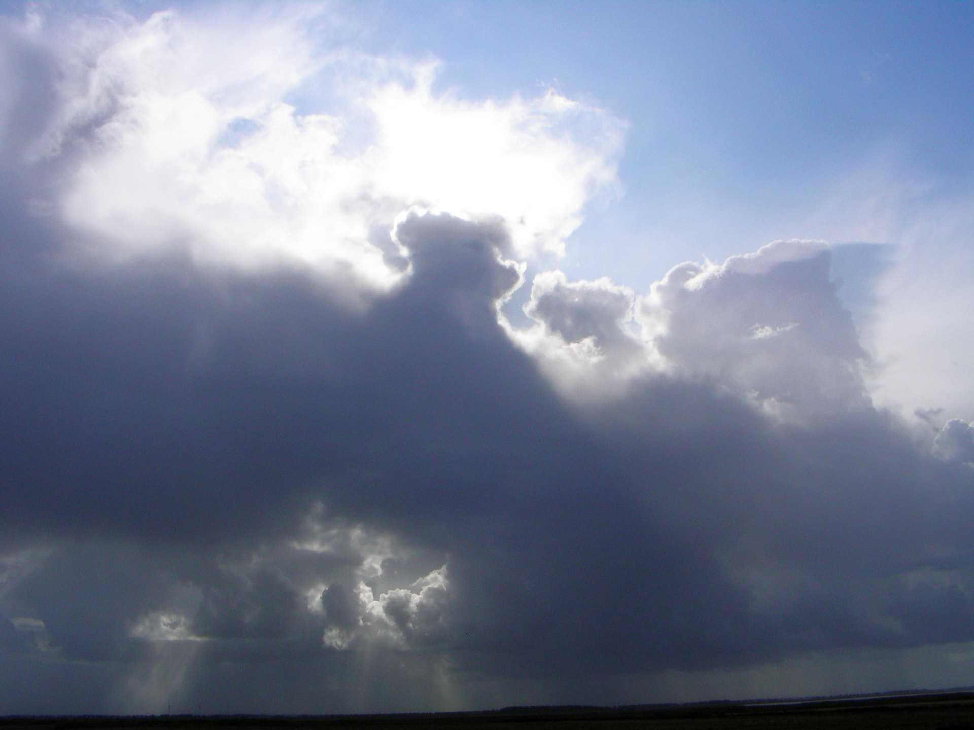 clouds sun rain free photo