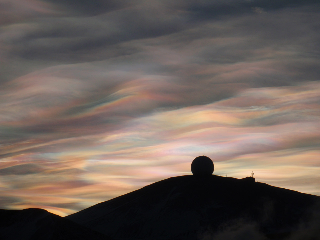 nacreous clouds mcmurdo free photo