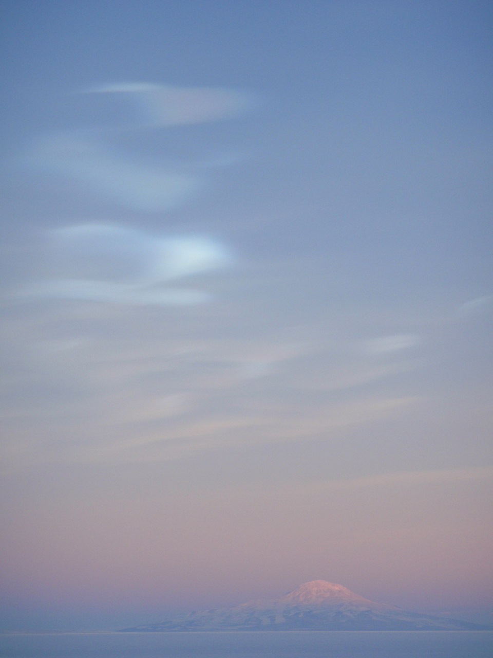 nacreous clouds mount free photo