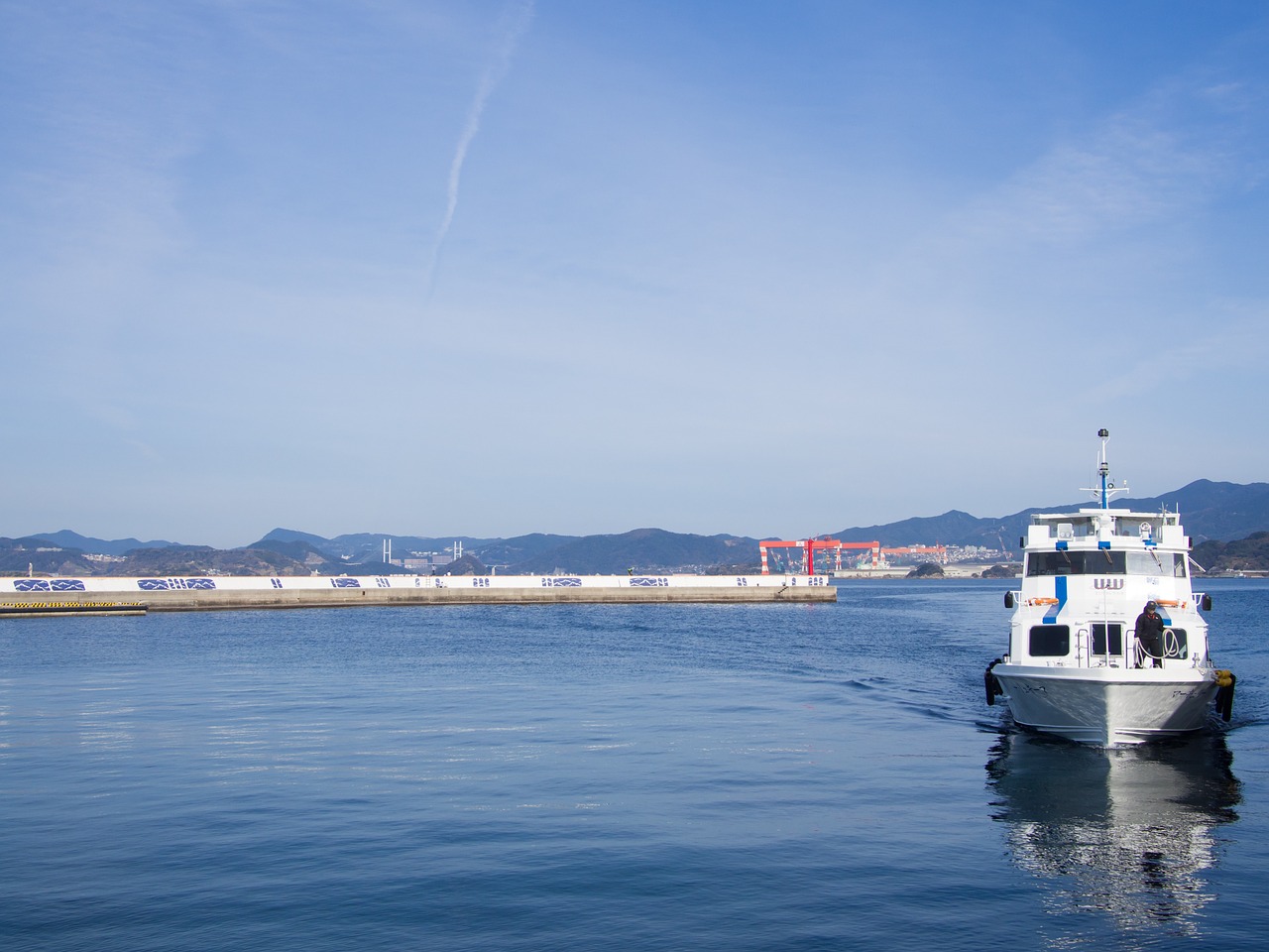 nagasaki sea ferry free photo