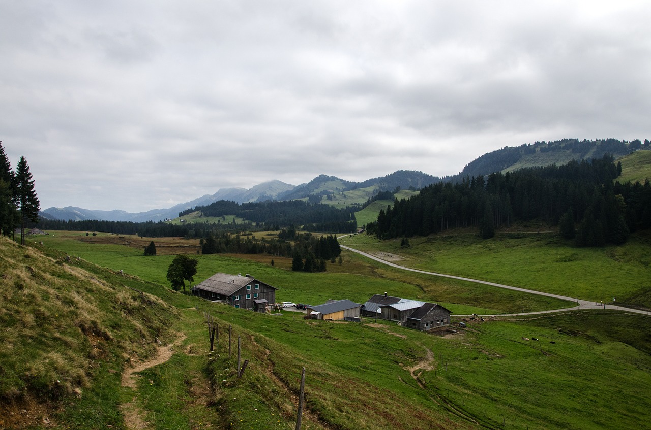 nagelfluhkette high ridge beef alphorn free photo