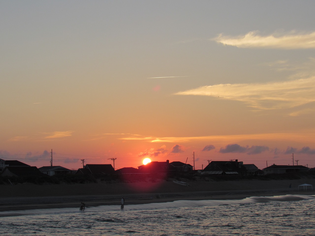 nags head  north carolina  sunset free photo