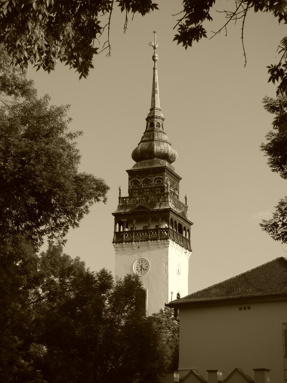 nagykőrös reformed church church tower free photo