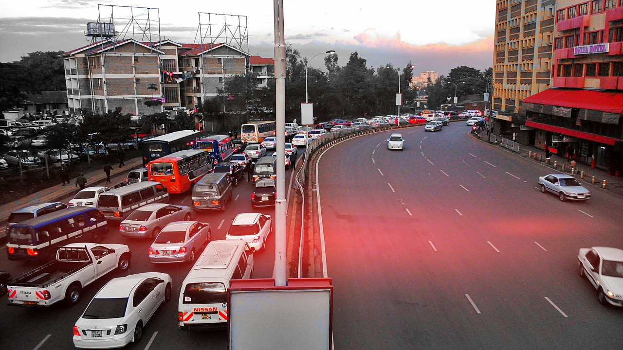 nairobi traffic kenya free photo