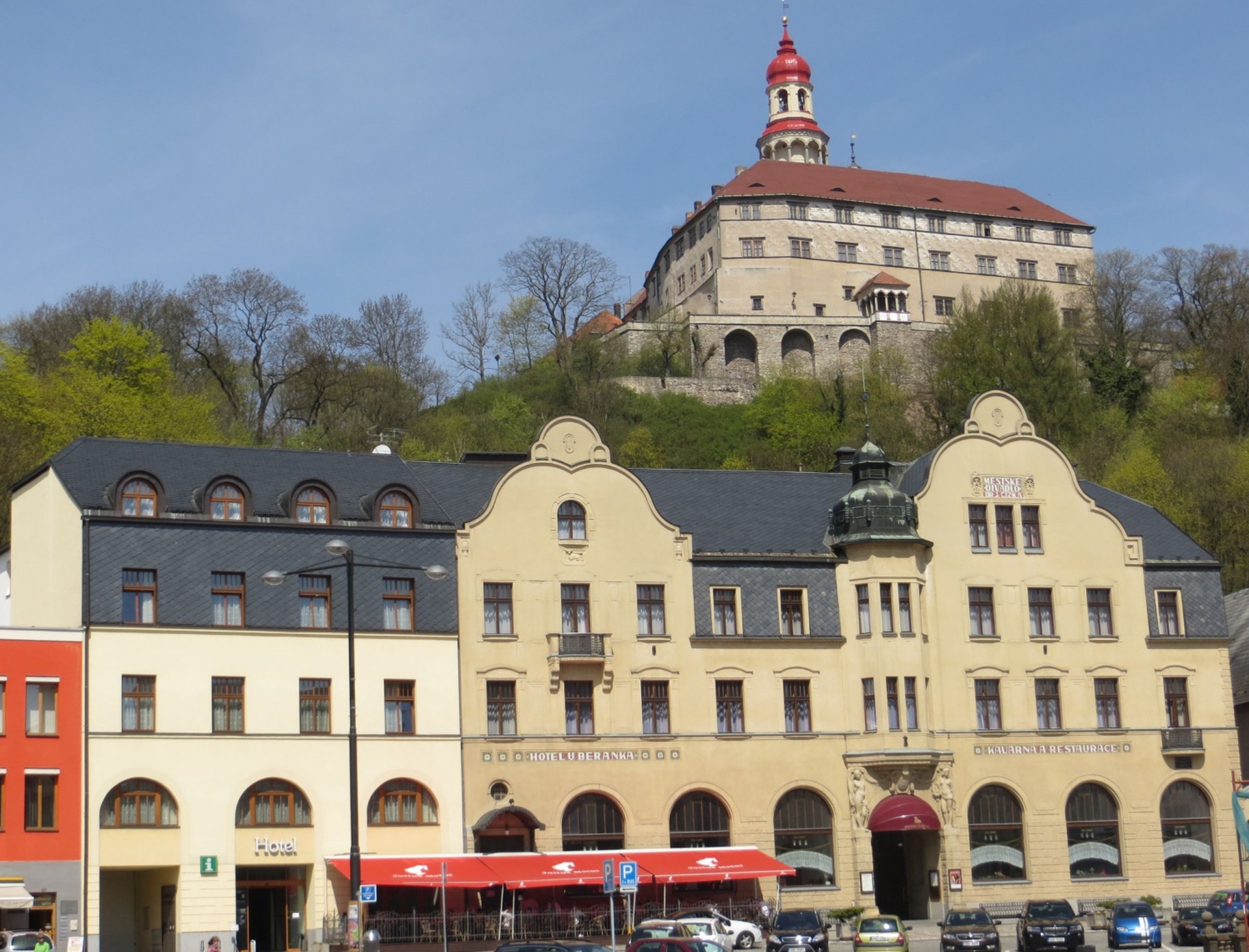 town square castle nachod free photo