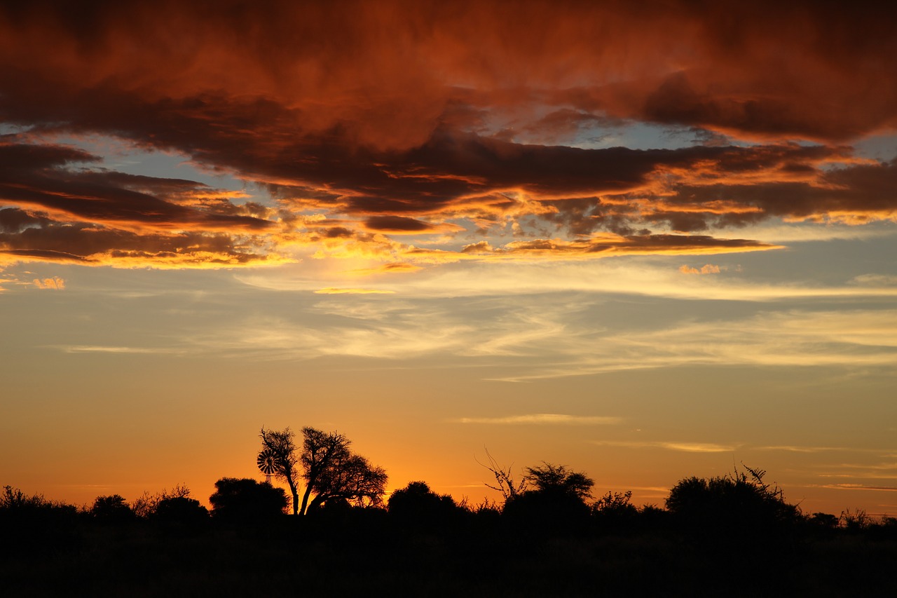 namibia africa sunset free photo