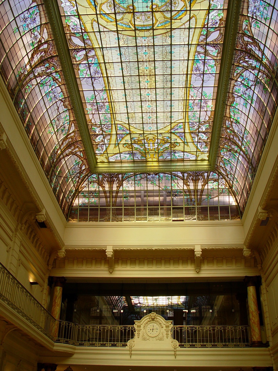 nancy art nouveau glass ceiling free photo
