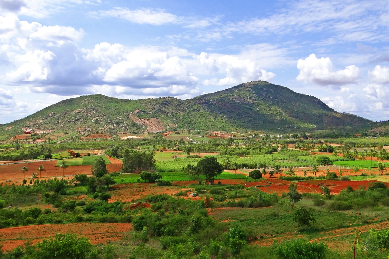 nandi hills deccan plateau karnataka free photo