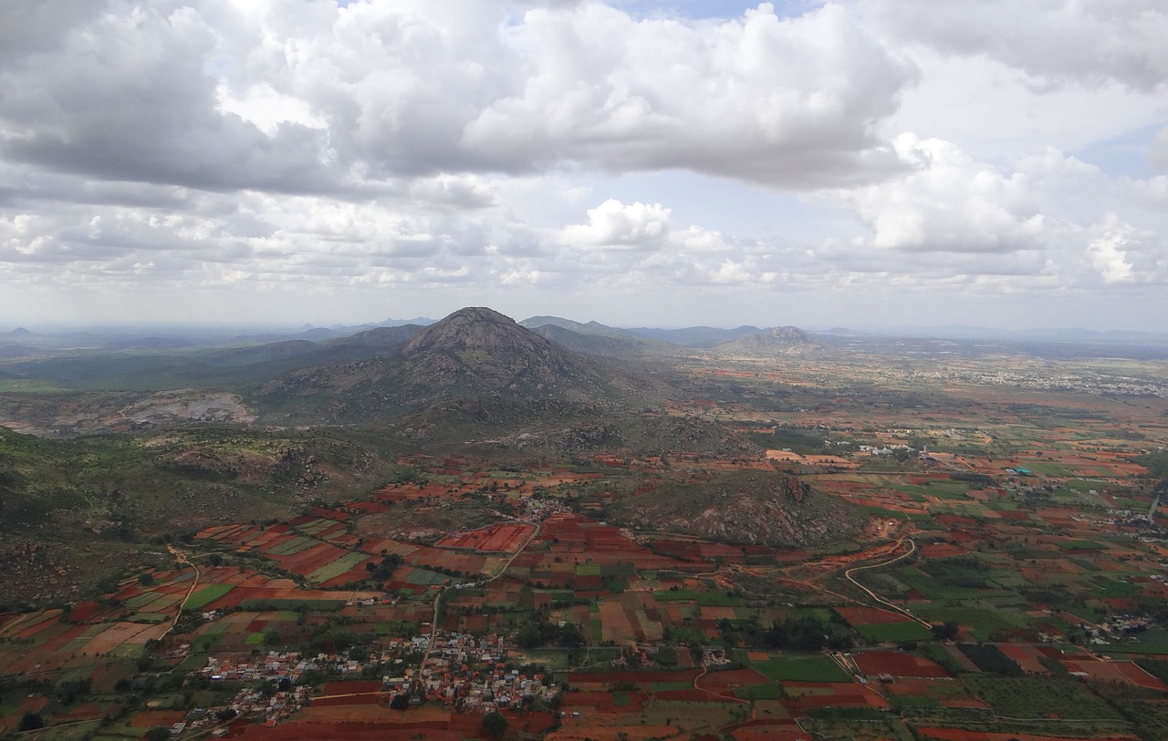 nandi hills landscape deccan plateau free photo