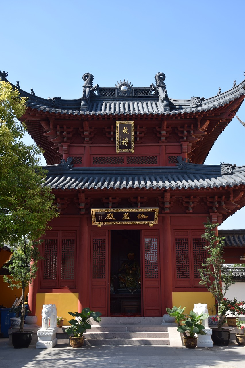 nanshan temple shanghai ancient free photo