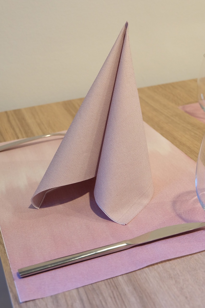napkin non woven restaurants free photo