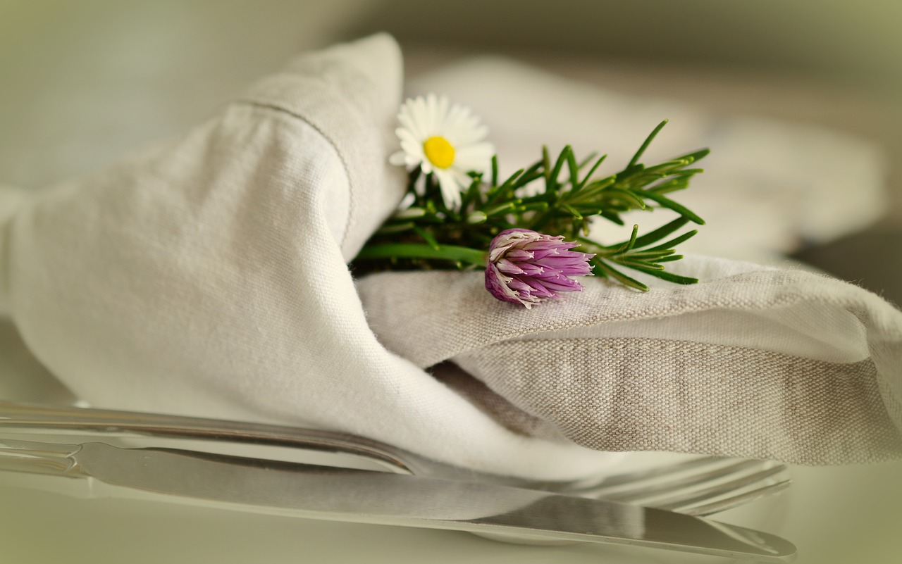 napkin cover cutlery free photo