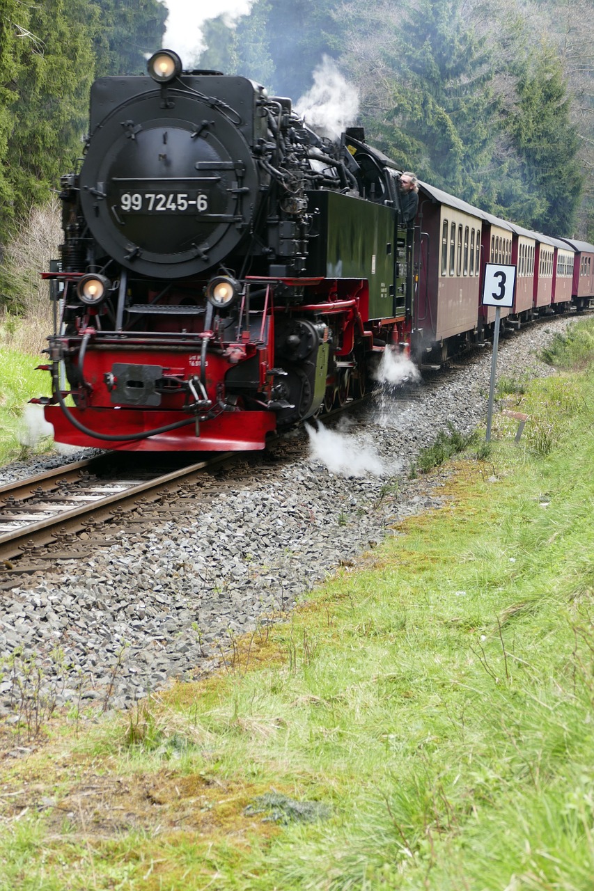 narrow gauge harzquerbahn nature free photo