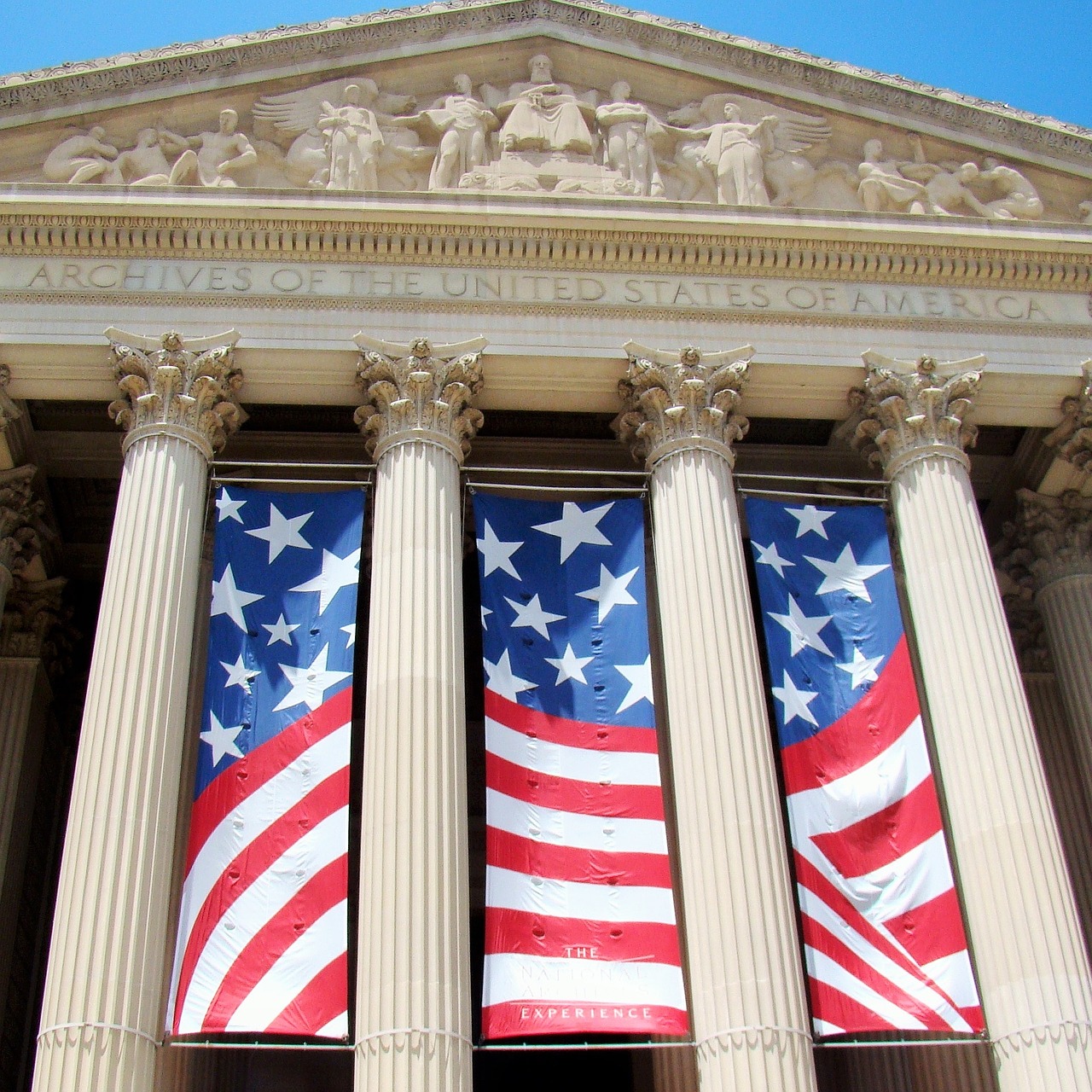 national archives washington dc building free photo