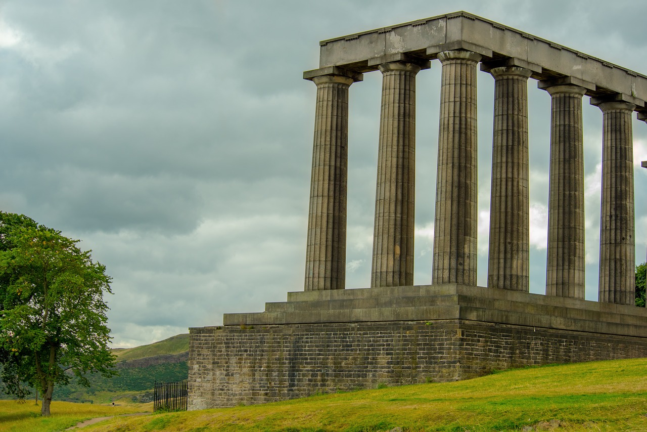 national monument of scotland edinburgh national free photo