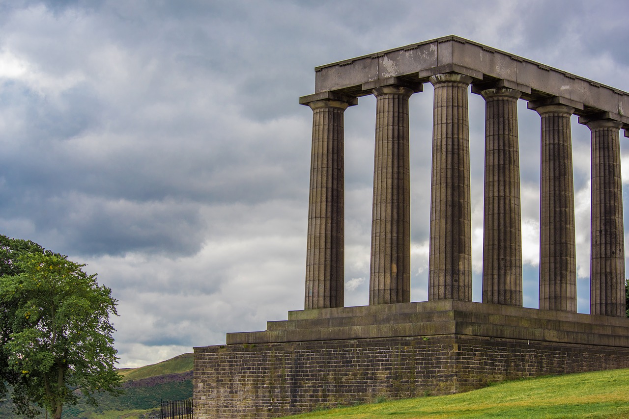 national monument of scotland edinburgh national free photo