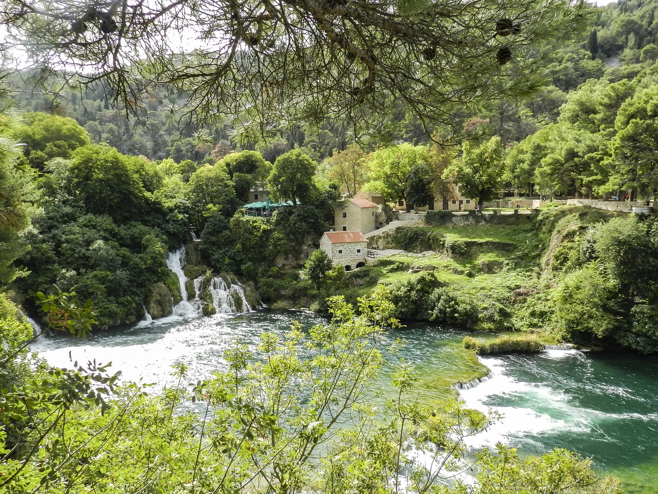 national park croatia natural water free photo