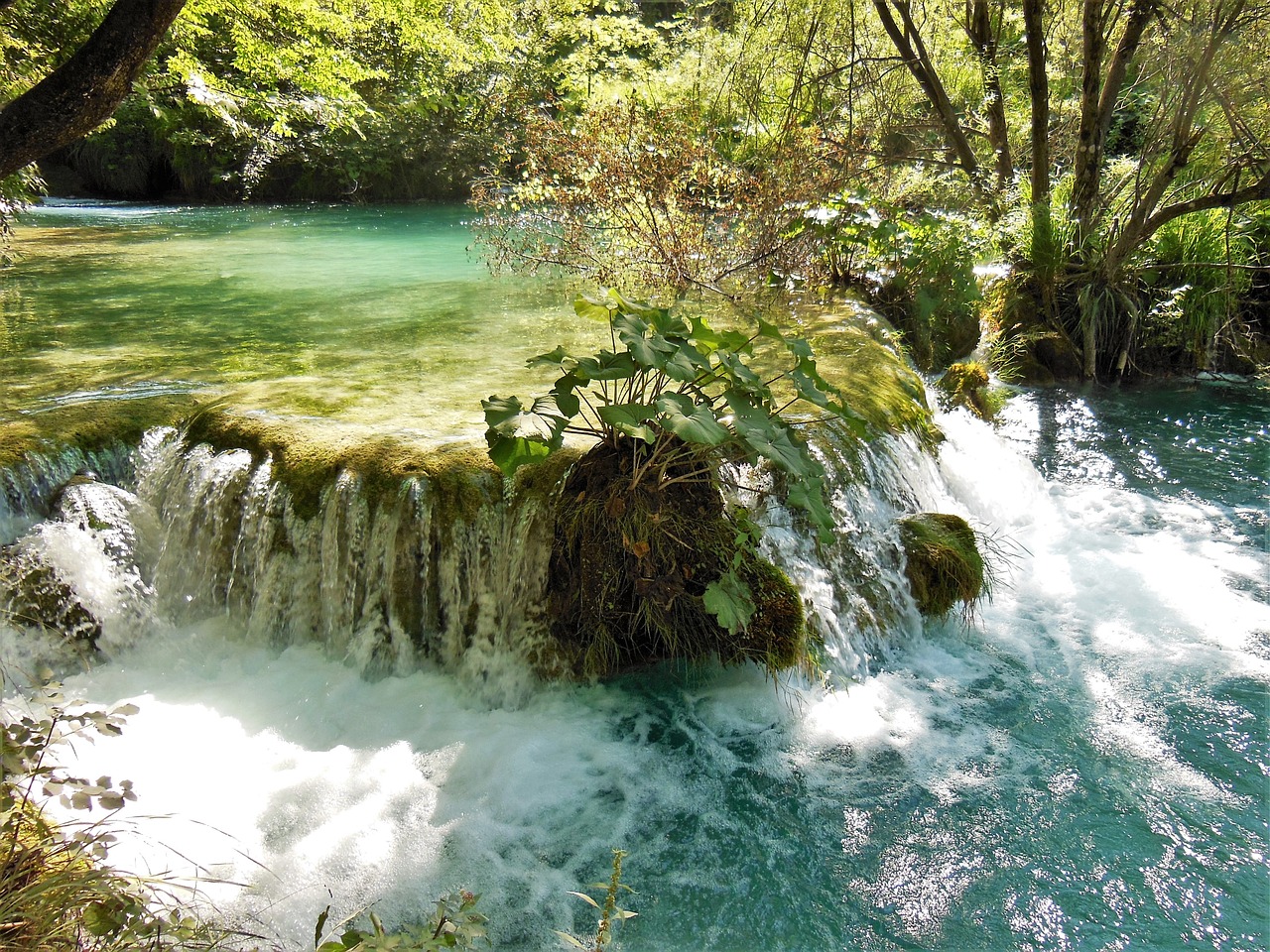 national park plitvice lakes free photo