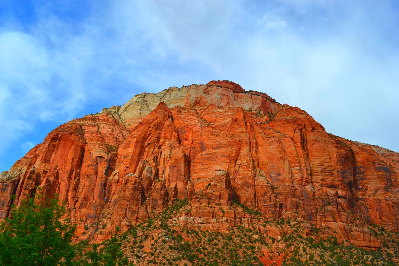 national park canyon zion national park free photo