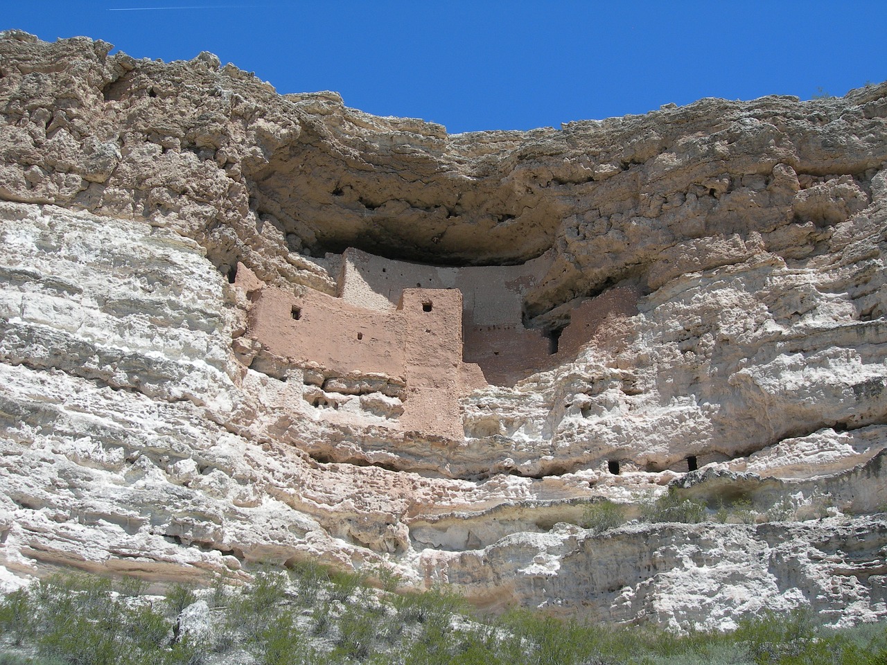 native american cliff dwelling verde free photo