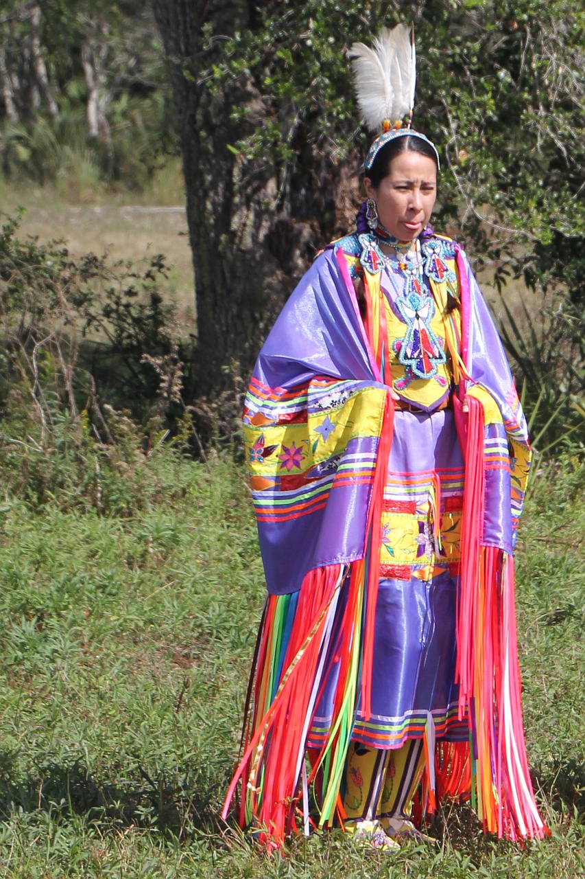 native american dancer costume free photo