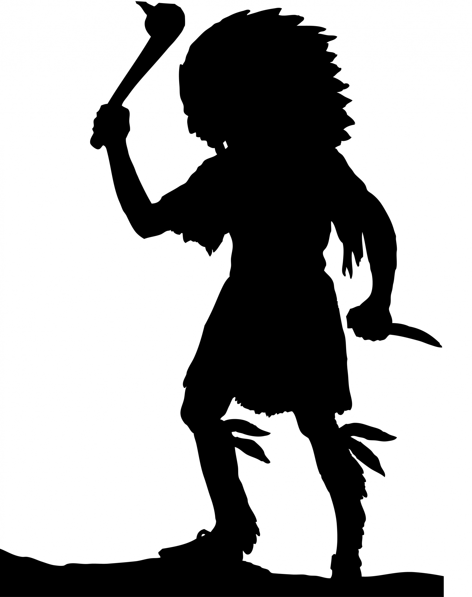 indian chief silhouette