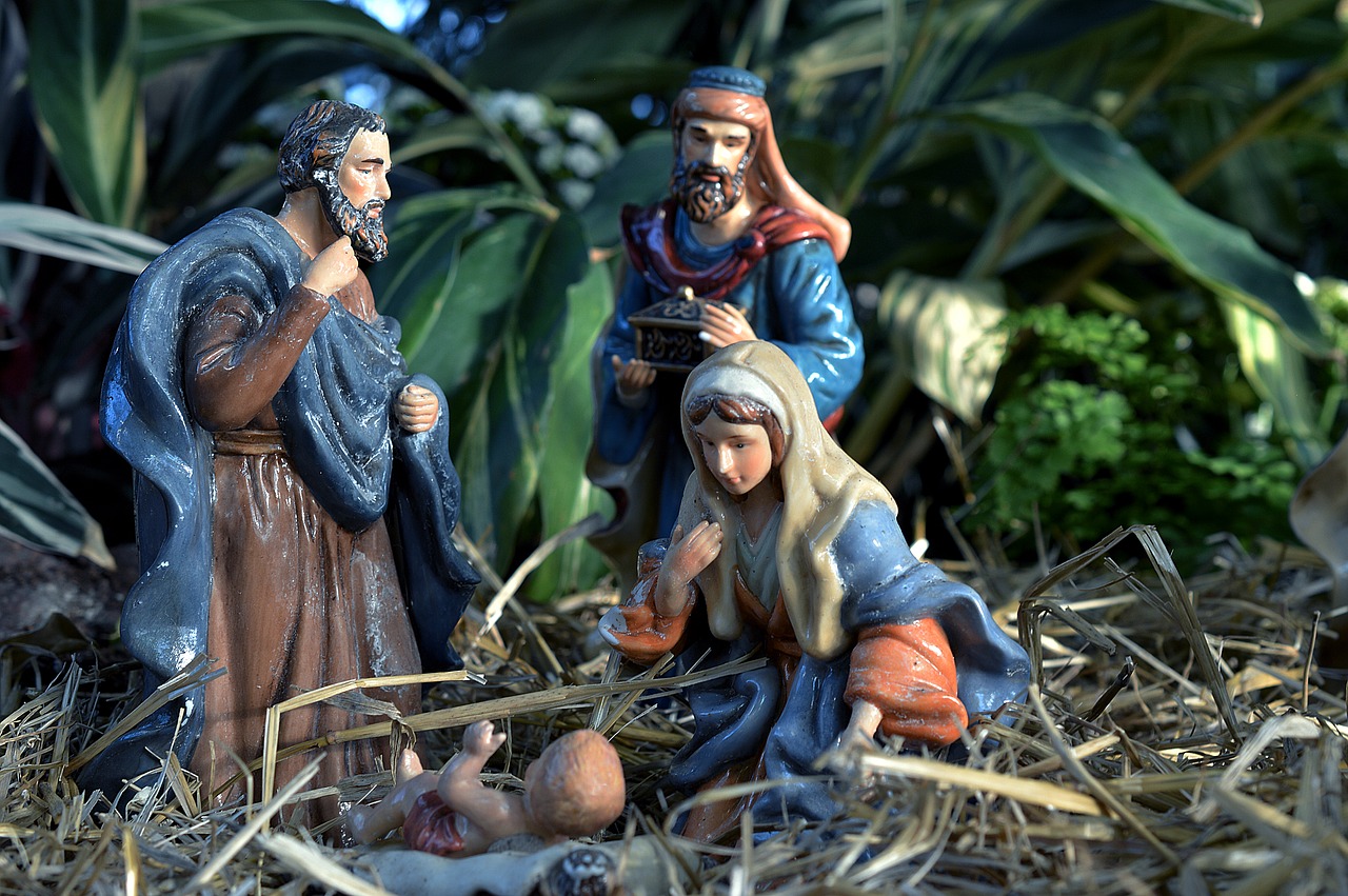 nativity manger jesus free photo