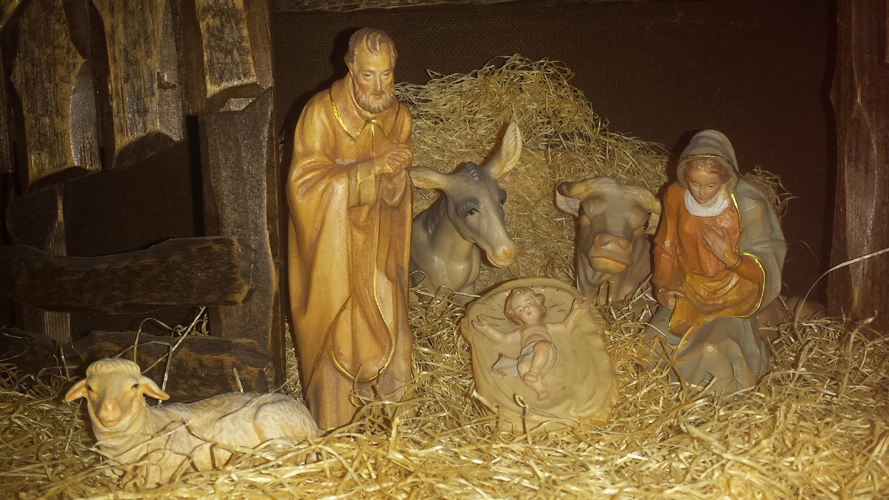 nativity scene christmas advent free photo