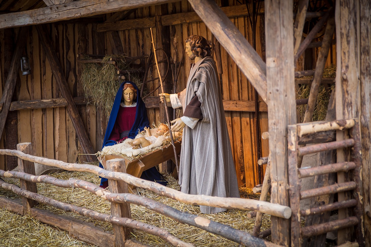 nativity scene christmas christmas time free photo