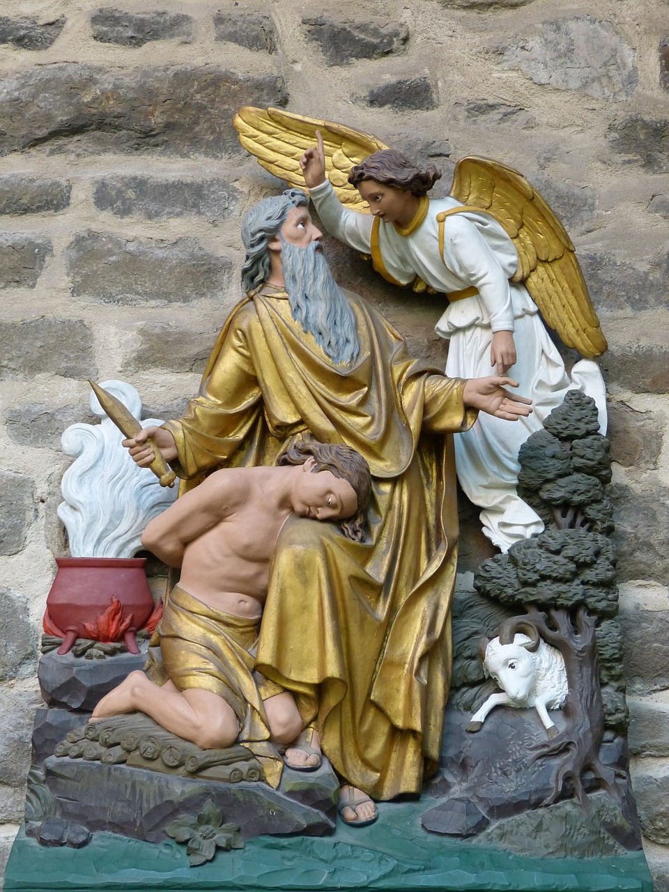 nativity scene figures figures church free photo