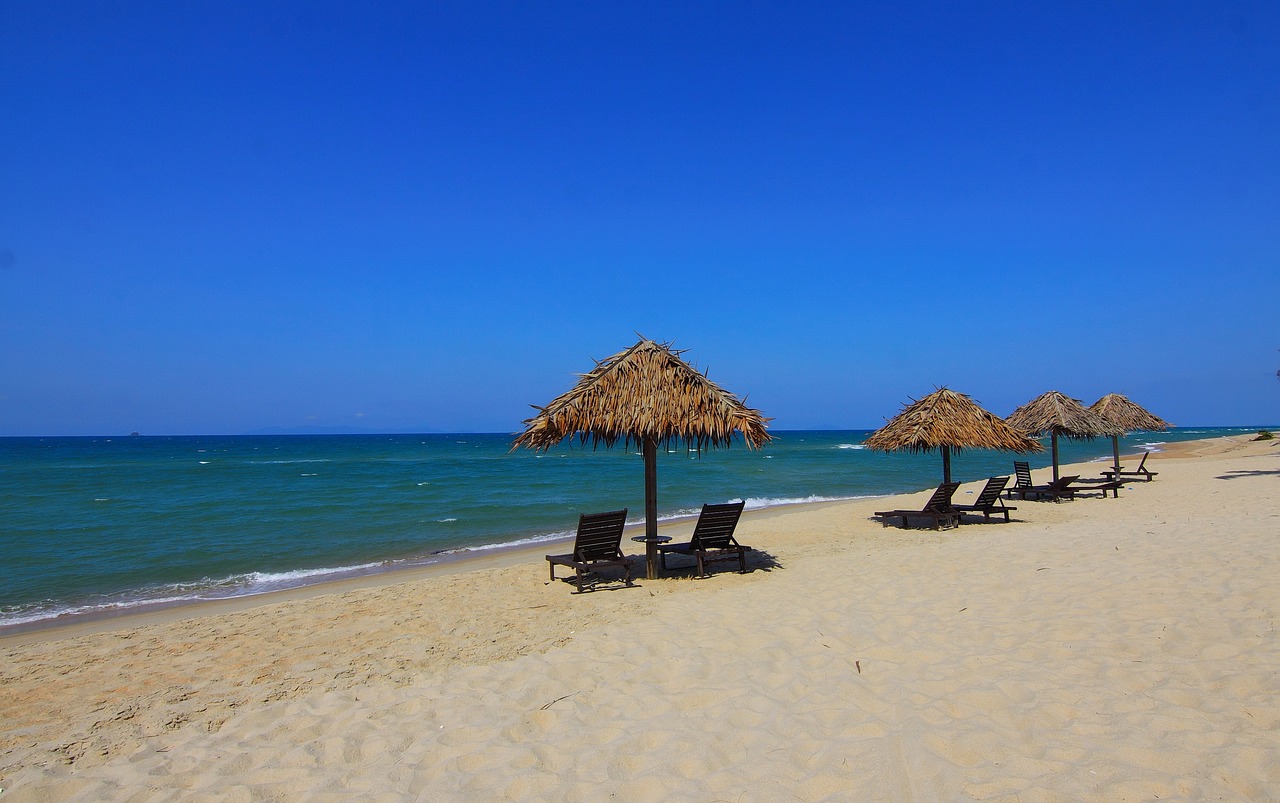 beach sand ocean free photo