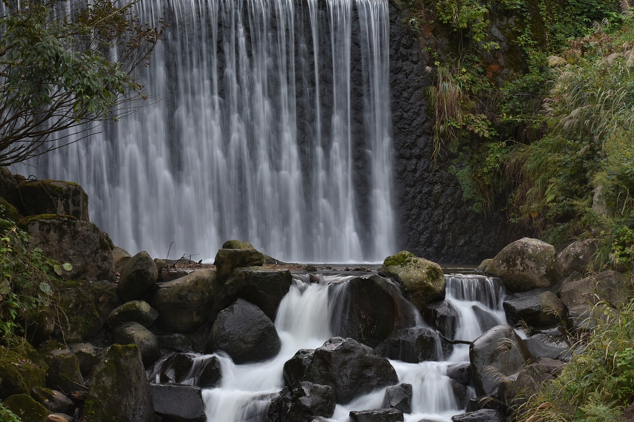 natural  landscape  waterfall free photo