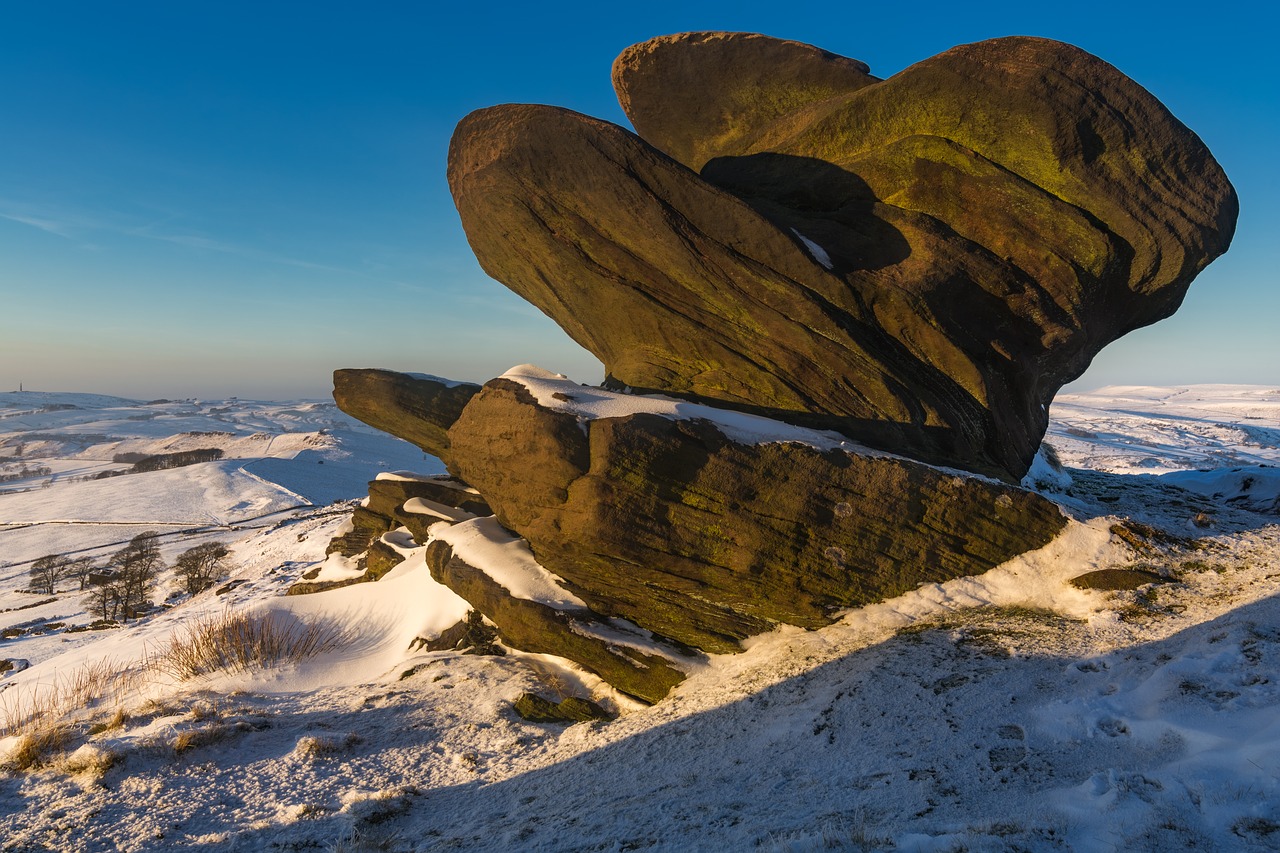 natural rock formation sandstone the roaches free photo