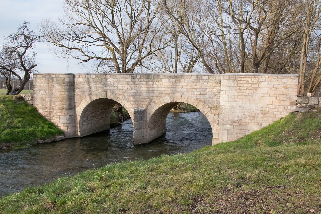 natural stone bridge historically nature free photo