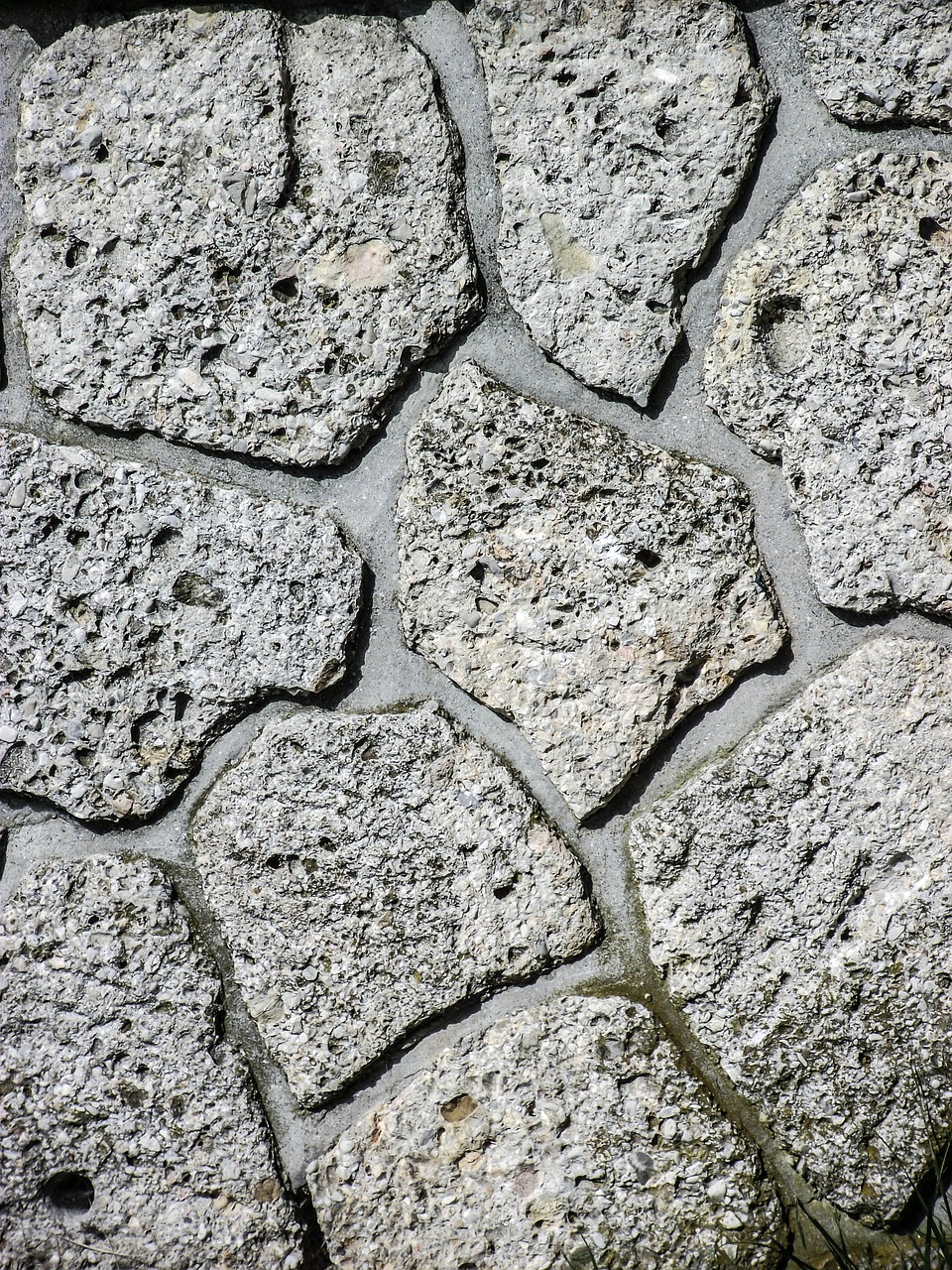 natural stones joints wall free photo