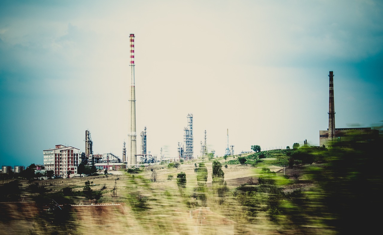 nature industry refinery free photo