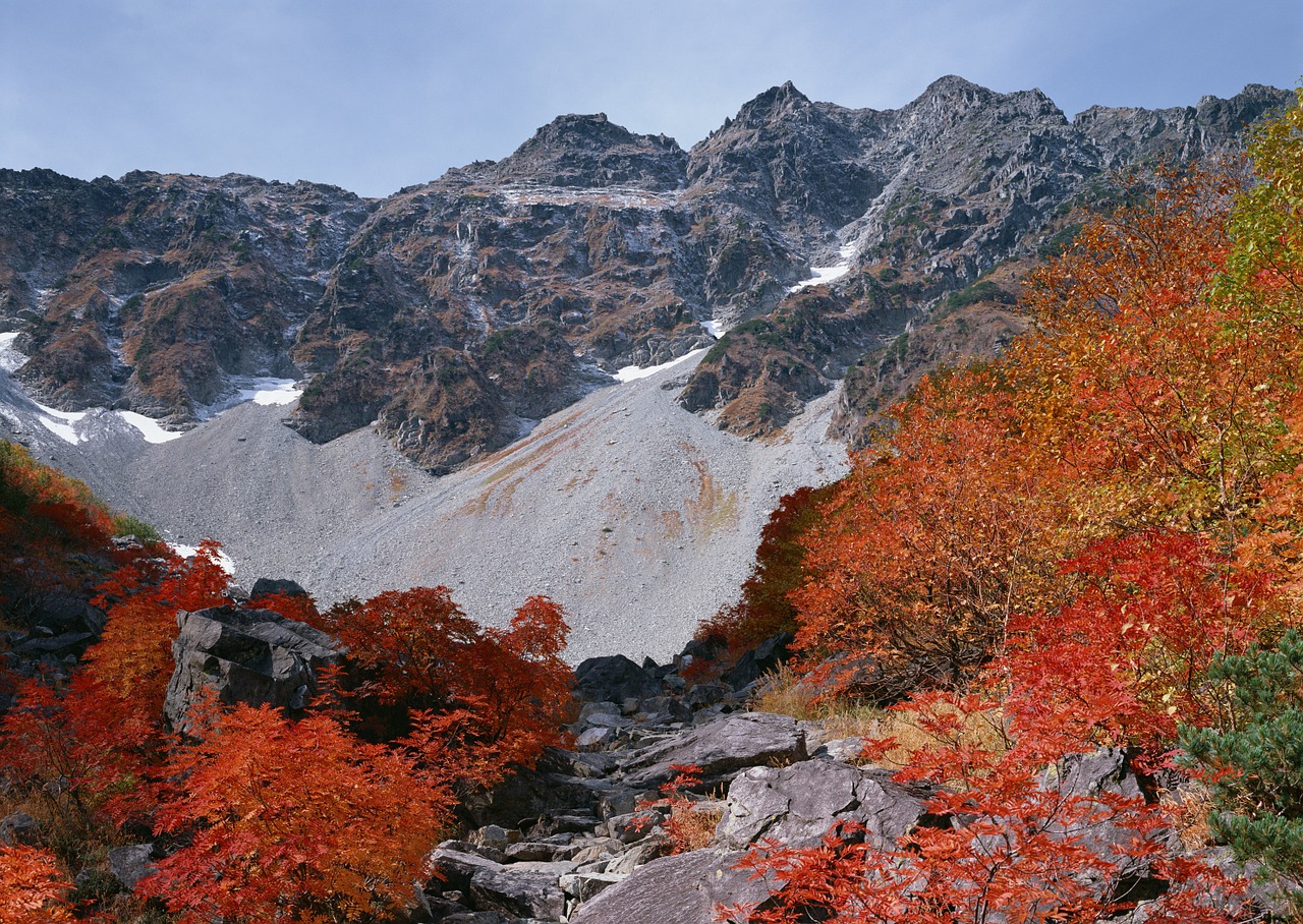 nature mountains autumn free photo