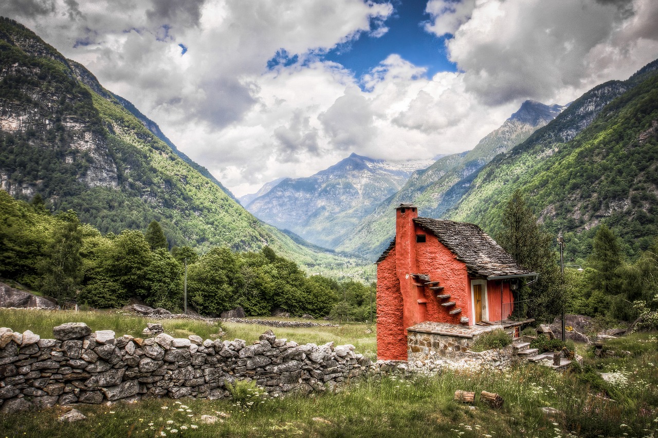 nature mountains switzerland free photo