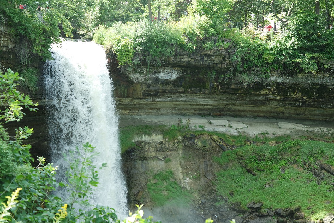 nature river waterfall free photo